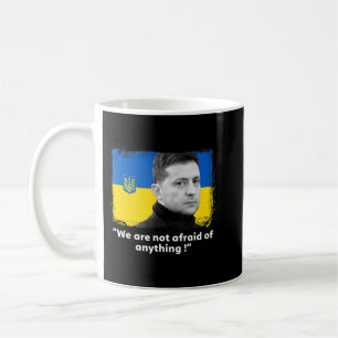 Volodymyr Zelensky I Stand bei der Ukraine Peace L Kaffeetasse