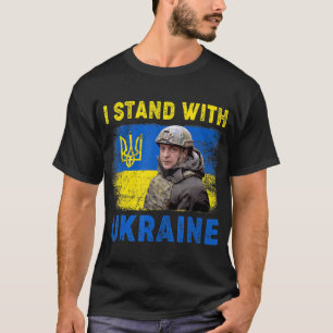 Volodymyr Zelensky I Stand mit der Ukraine T-Shirt