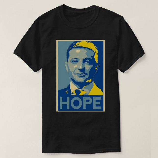 Volodymyr Zelensky Präsident der Ukraine T-Shirt (Design vorne)