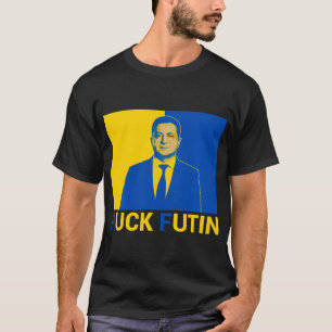 Volodymyr Zelensky Puck Futin Unterstützung Ukrain T-Shirt