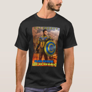 Volodymyr Zelensky Slava Ukraine Zeitalter der Hel T-Shirt
