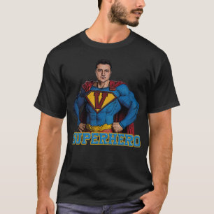 Volodymyr Zelenskyy Superhero im Superhero Kostüm T-Shirt