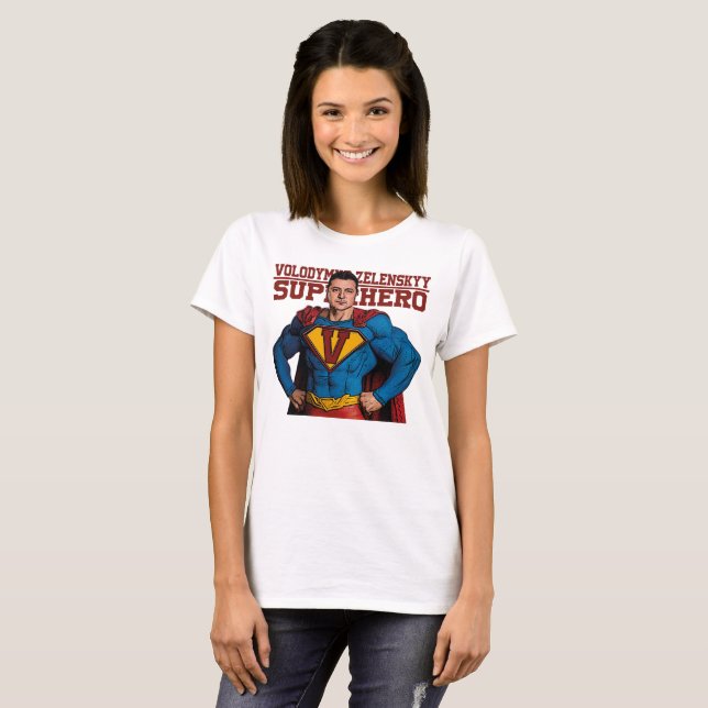 Volodymyr Zelenskyy Superhero T-Shirt (Vorne ganz)