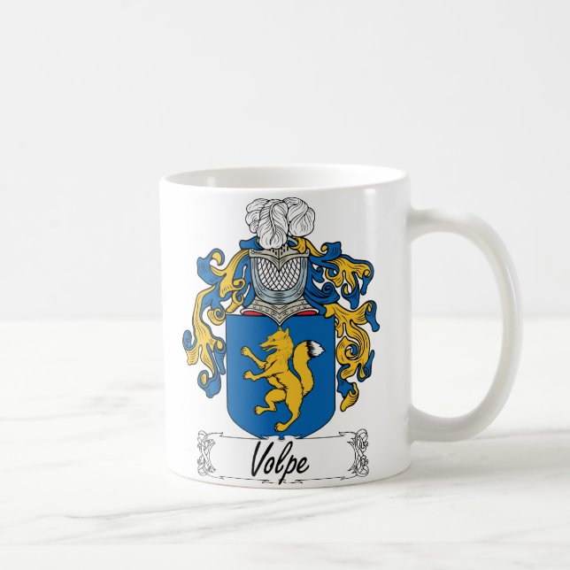 Volpe Familienwappen Tasse (Rechts)