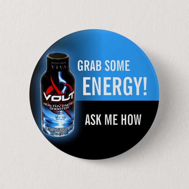 Volt-enormer Knopf Button (Vorderseite)