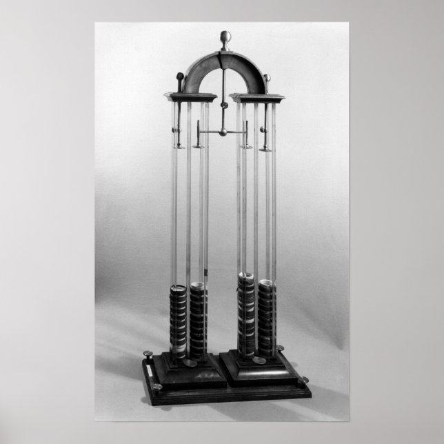 Voltaic pile made for Jacques Alexandre Charles Poster (Vorne)