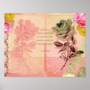 Voltaire, 14" x 11" - archivalisches Mattplakat Poster