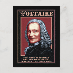 Voltaire -Der Erste Postkarte