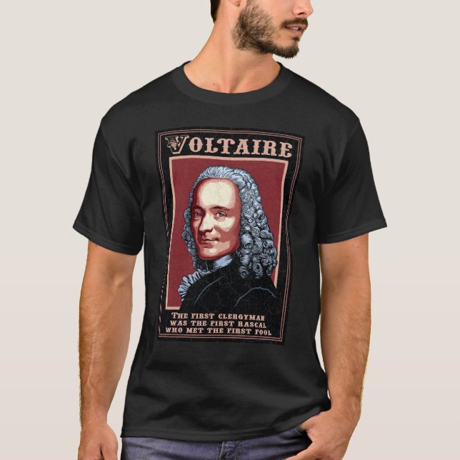 Voltaire - der erste T-Shirt (Vorderseite)