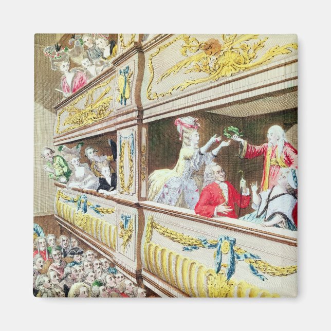 Voltaire-Krönung am Theater Francais Magnet (Vorne)