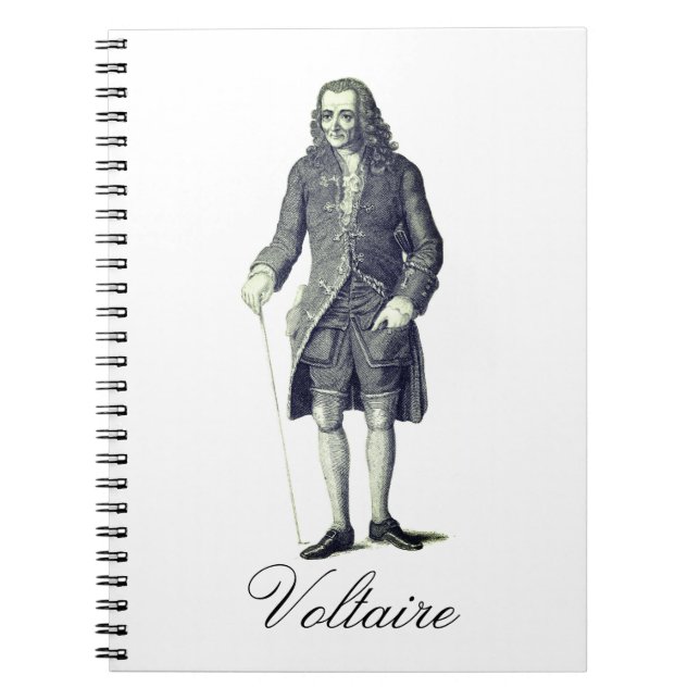 Voltaire Notizblock (Vorderseite)