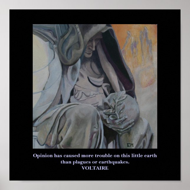 Voltaire Quote - Poster (Vorne)