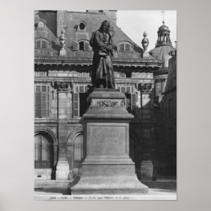 Voltaire-Statue Poster