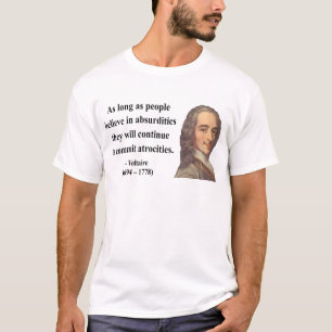 Voltaire Zitat 2b T-Shirt