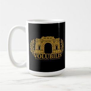 Volubilis Caracalla-Bogen Römisches Gold-Emblem Kaffeetasse