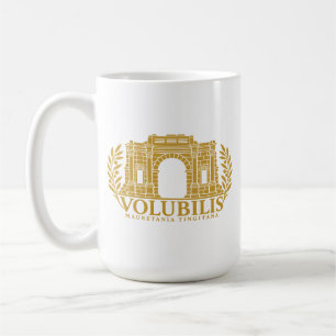 Volubilis Karakalla-Bogen Römisches Gold-Emblem Kaffeetasse