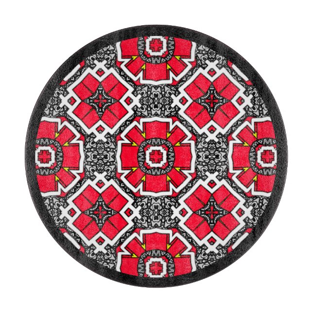 Volume sixteen's kaleidoscope art seven schneidebrett (Vorderseite)