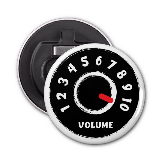 Volumeknop regelaar, geluid strekte knop. Gitaar. Flaschenöffner (Vorderseite)