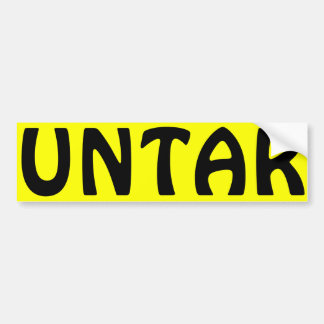 Voluntarismus Autoaufkleber