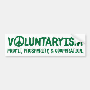 Voluntaryism Autoaufkleber