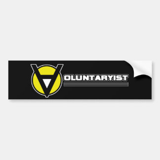 Voluntaryist Autoaufkleber