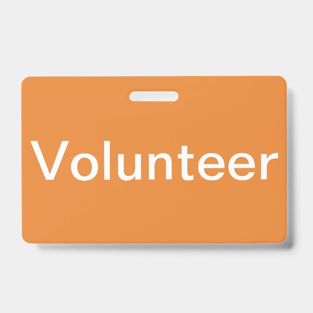 Volunteer Abzeichen Ausweis (Vorderseite)