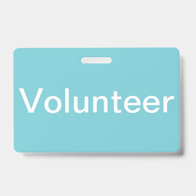 Volunteer Abzeichen Ausweis (Vorderseite)