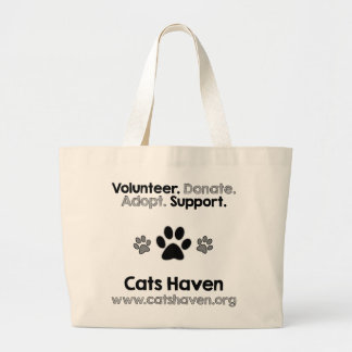 Volunteer.Adopt.Donate.Support Tasche
