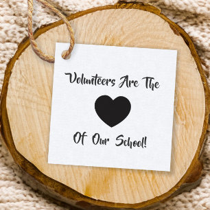 Volunteer Danke Tag, Volunteer Gift Tag, Kraft Geschenkanhänger