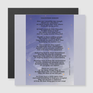 Volunteer Helden Magnetkarte