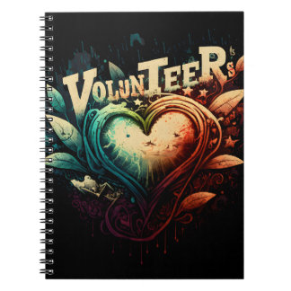 Volunteer Herz Notizblock