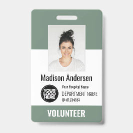 Volunteer Photo ID Badges with Clip or Lanyard Ausweis