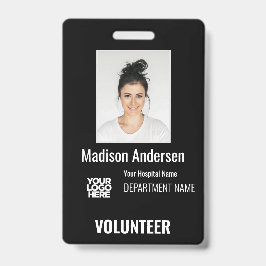 Volunteer Photo ID Badges with Clip or Lanyard Ausweis