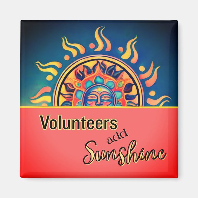 Volunteer Sunshine Magnet (Vorne)