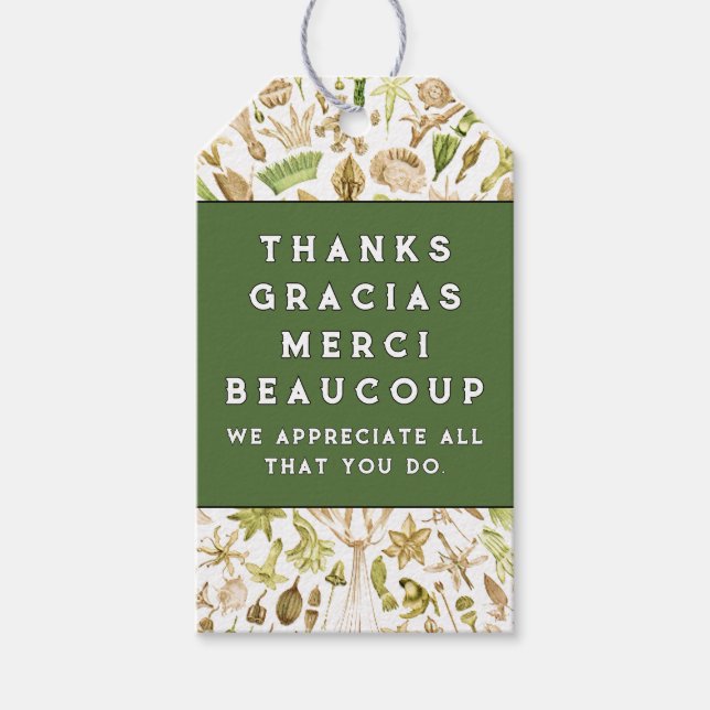 Volunteer Wertschätzung Geschenkanhänger (Vorderseite)