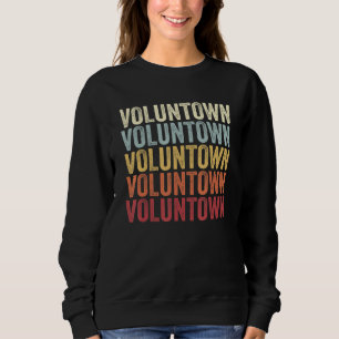 Voluntown Connecticut Voluntown CT Retro Vintag T Sweatshirt