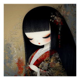 Voluptuous Anime Queen Poster