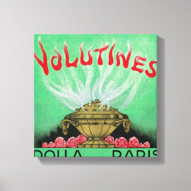 Volutines Parfüm LabelParis, Frankreich Leinwanddruck (Vorderseite)