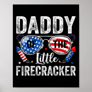 vom 15. Juli Vater Papa von der kleinen Firecrack Poster
