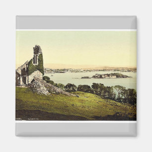 Vom Berg Edgcumbe, Plymouth, England-Klassiker Pho Magnet