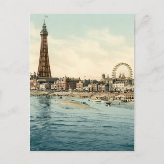 Vom Central Pier, Blackpool, England Postkarte