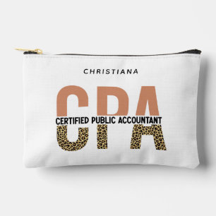 Vom CPA zertifizierter Leopard für öffentliche Wir Zubehörtasche