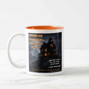 Vom Eichhörnchen heimgesuchter Gipfel Zweifarbige Tasse