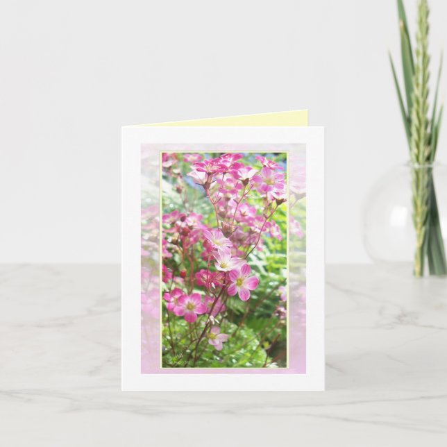 Vom Felsgarten 1 Feiertagskarte (Vorderseite)