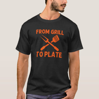 Vom Grill bis zum Plättchen Hirschfleisch zum Aben T-Shirt