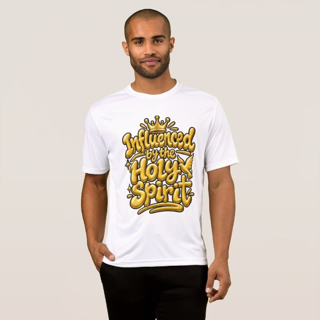 Vom Heiligen Geist beeinflusst T-Shirt (Vorne ganz)