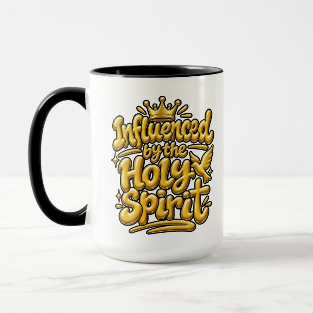 Vom Heiligen Geist beeinflusst Tasse (Links)