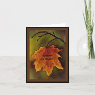 Vom Herbst zum Frühling Karte