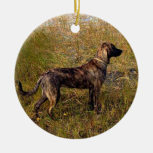 Vom Hund benutzerdefinierter Schmuck Keramikornament