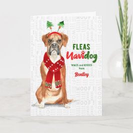 vom Hund Funny Boxer Weihnachten
